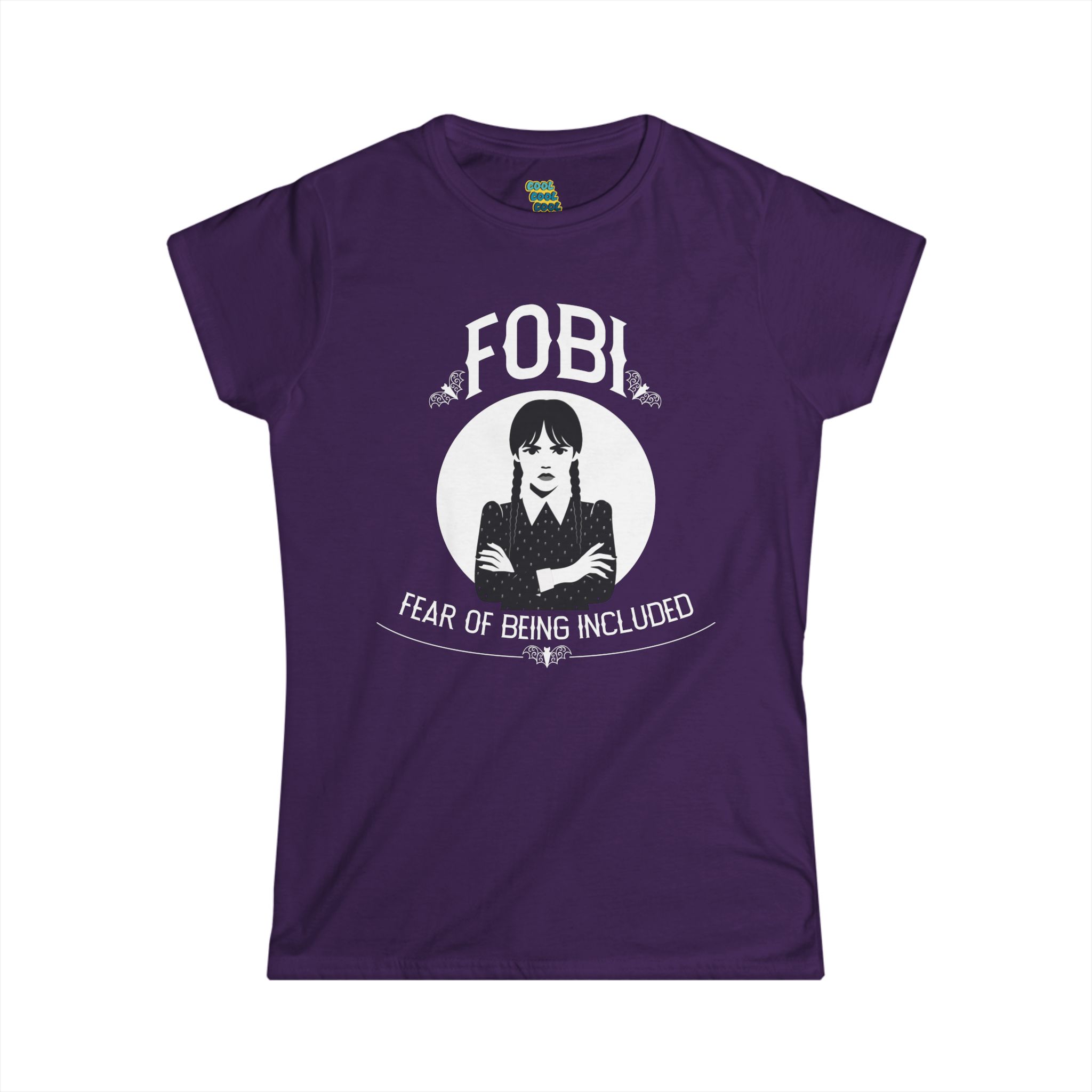 FOBI Fear of Being Included Women's T-Shirt Purple