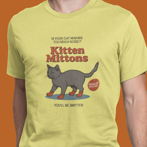 Kitten Mittons T-Shirt - Cool Cool Cool Stuff