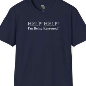 Help Help I'm Being Repressed Month Python T-Shirt Navy