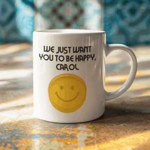 Pluribus We just want you to be happy Carol mug